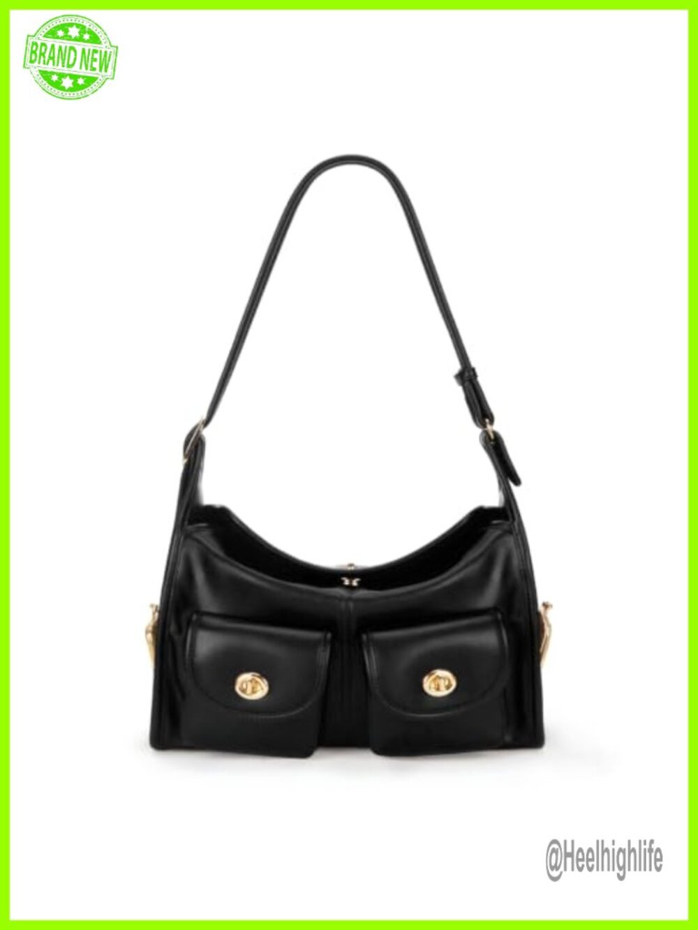 CATSEA Large Hobo Bag Faux Leather Multi-Pocket Shoulder Bag